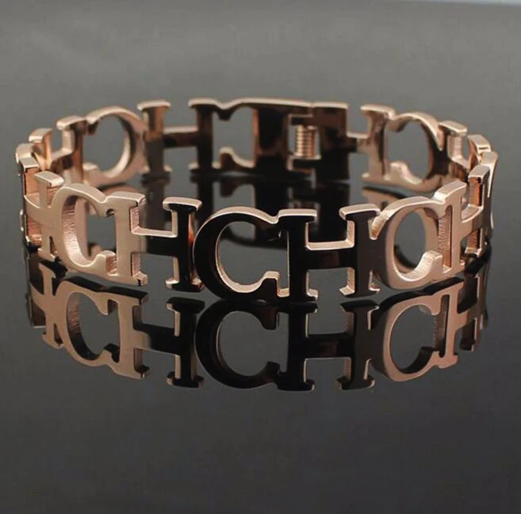 Лидер продаж браслет высокого качества из розового золота с Соединенным к нему