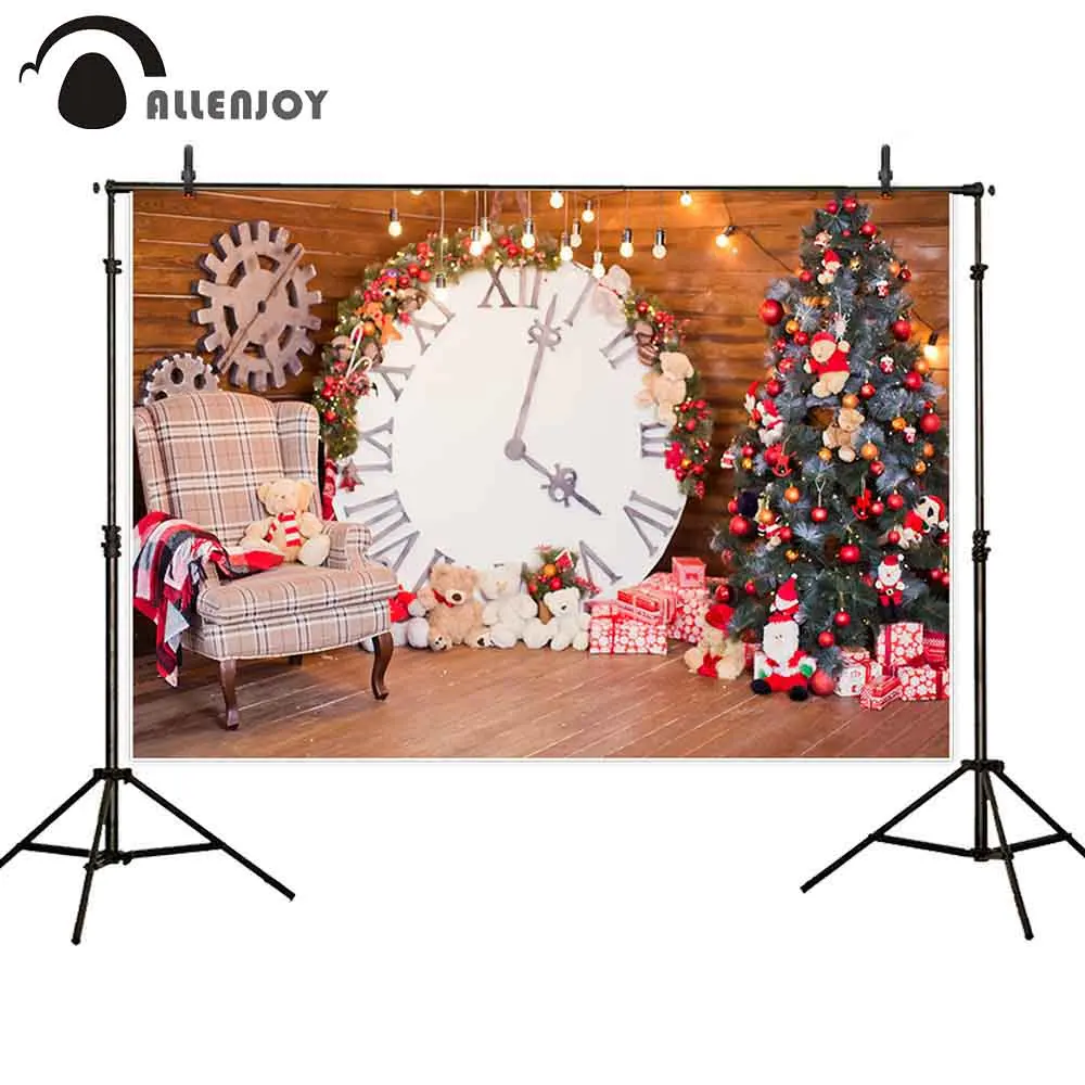 Allenjoy новогодний студийный фон для фотосъемки Рождественский колокольчик сосна