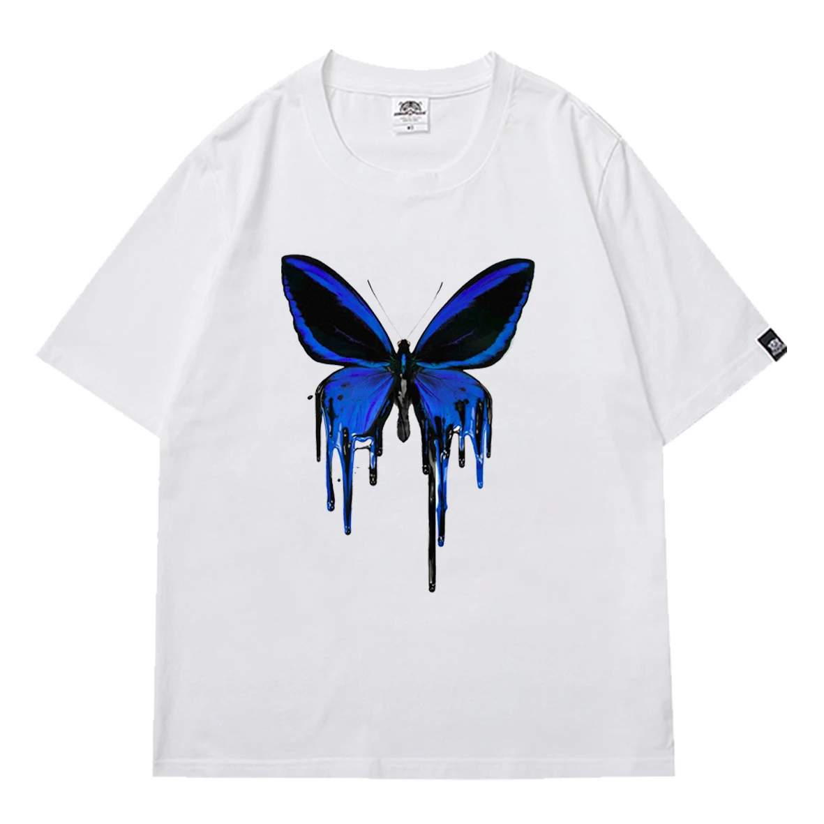 

T2K pattern Men T-shirt Harajuku Streetwear Short Sleeve Manga Cute Men's Top T-shirts Oversized T-shirt Summer 2021 Male Top