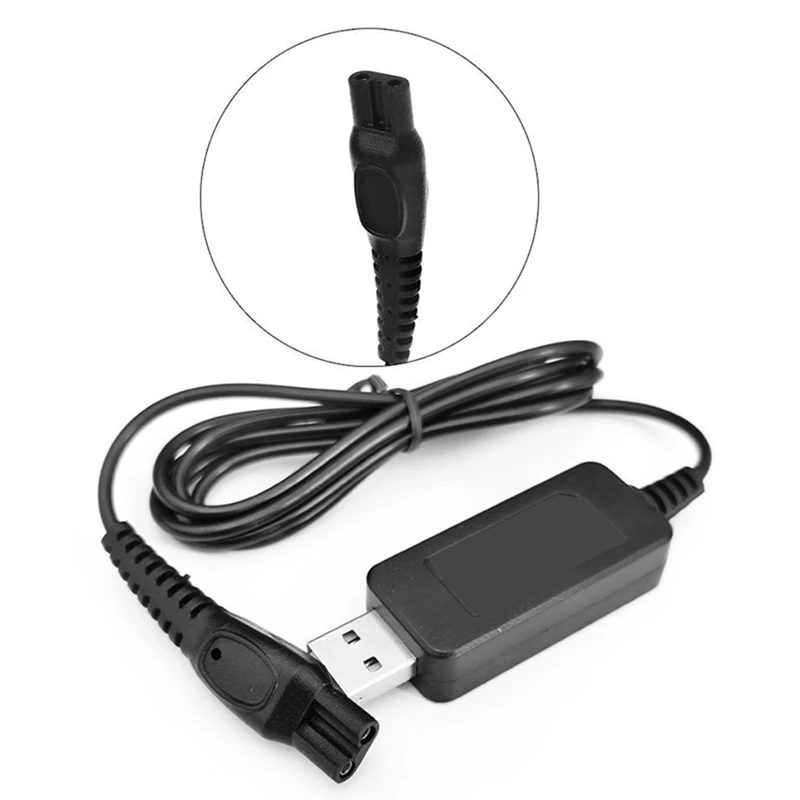

1 Pcs USB Charging Plug Cable HQ8505 Power Cord Charger Adapter & 1 Set Main Rolling Brush Hepa Filter Replacement