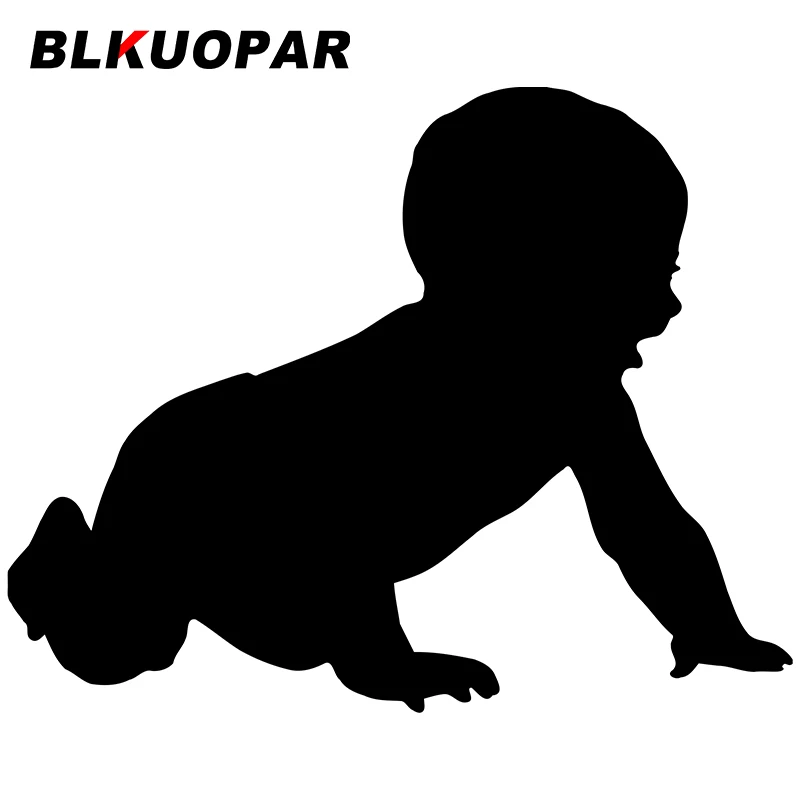 

Наклейки на автомобиль BLKUOPAR для малышей, креативные наклейки, наклейки на багажник, ноутбук JDM assциониры, скейтборд, водонепроницаемые декор...