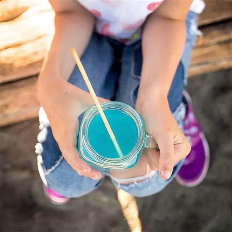 100 шт. многоразовые бамбуковые соломенная 20 см органическое бамбуковое соломинки