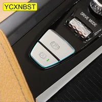 car sticker for volvo xc60 xc90 s90 v90 v60 s60 automatic parking electronic handbrake patch decorative car accessories