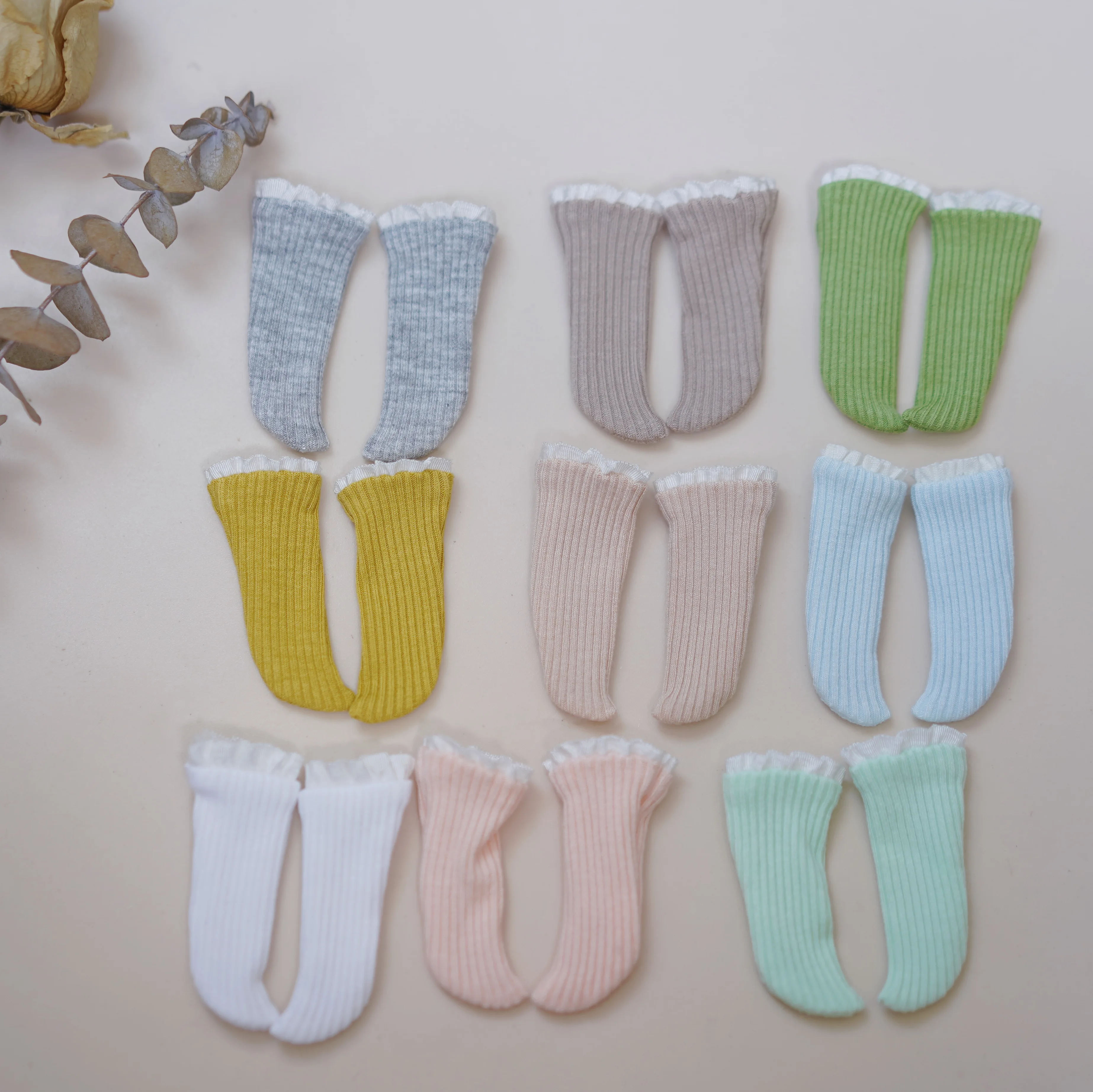 

BJD Doll socks suitable for 1-6 size twisted lace socks heaped socks doll accessories