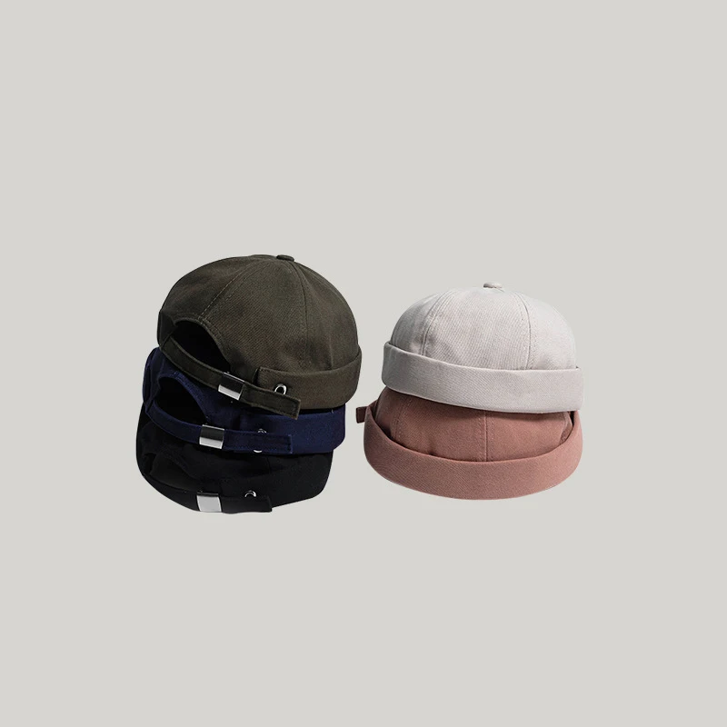 Винтажная кепка без полей Мужская в стиле хип-хоп шапка для мальчиков шапки бини