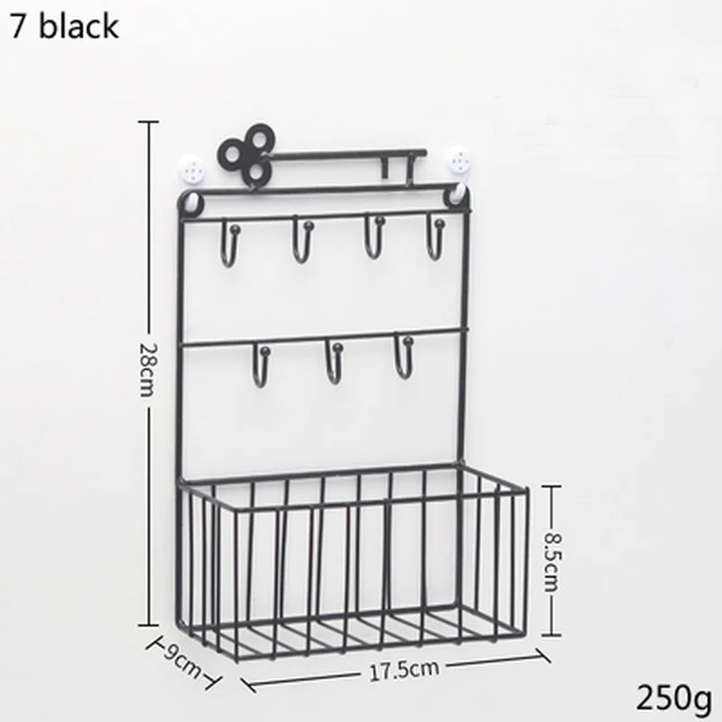 Скандинавские железные художественные полки для хранения ключей настенная