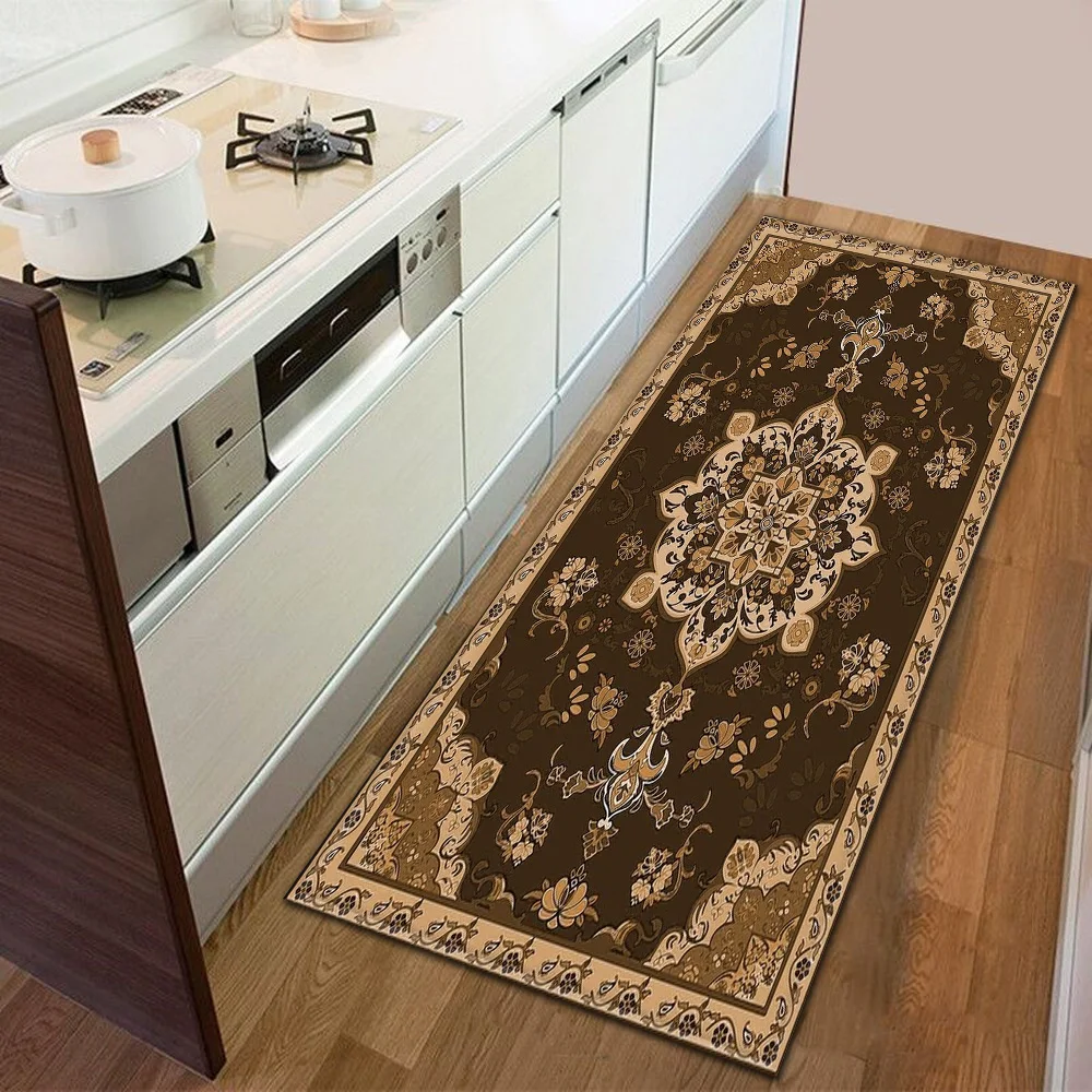 

Modern Kitchen Doormat Decoration Bedroom Carpet Bathroom Anti-Slip Floor Home Balcony Hallway Long Rug Bedside Living Room Mat