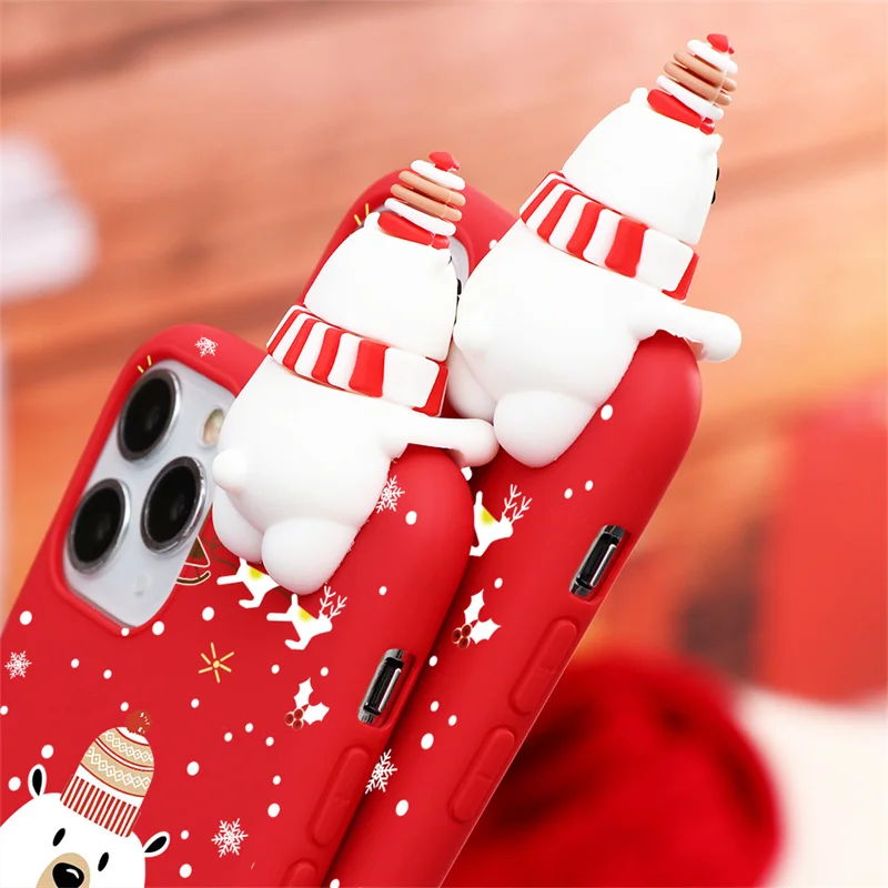 Мультяшный чехол для iPhone 12 13 11 14 Pro Mini XS Max XR X 7 8 10 6 6S Plus SE 2 мягкий ТПУ 3D телефона с