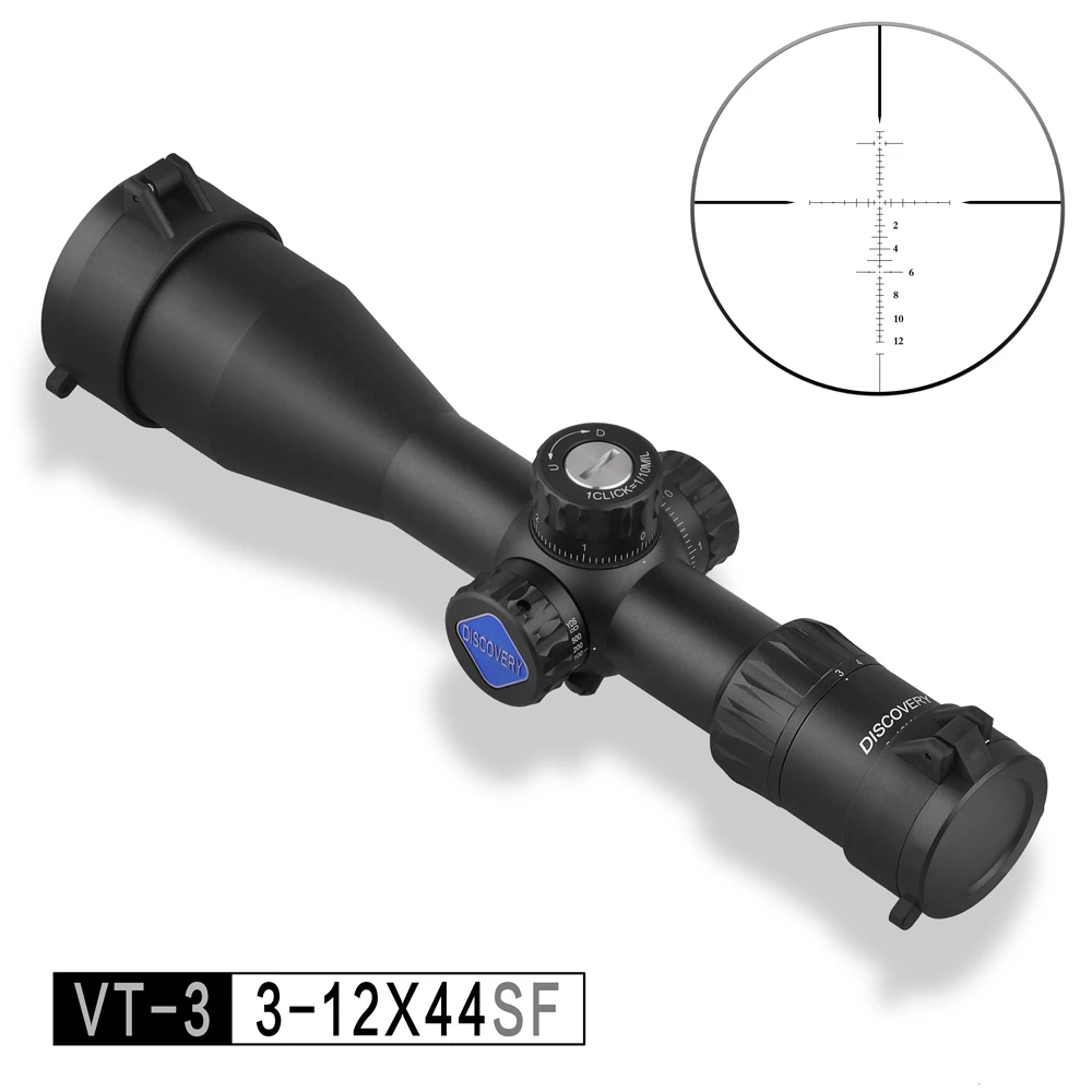 Дискавери 3 12X44SF компактный прицел охотничьи Тактические оптические прицелы 30 мм