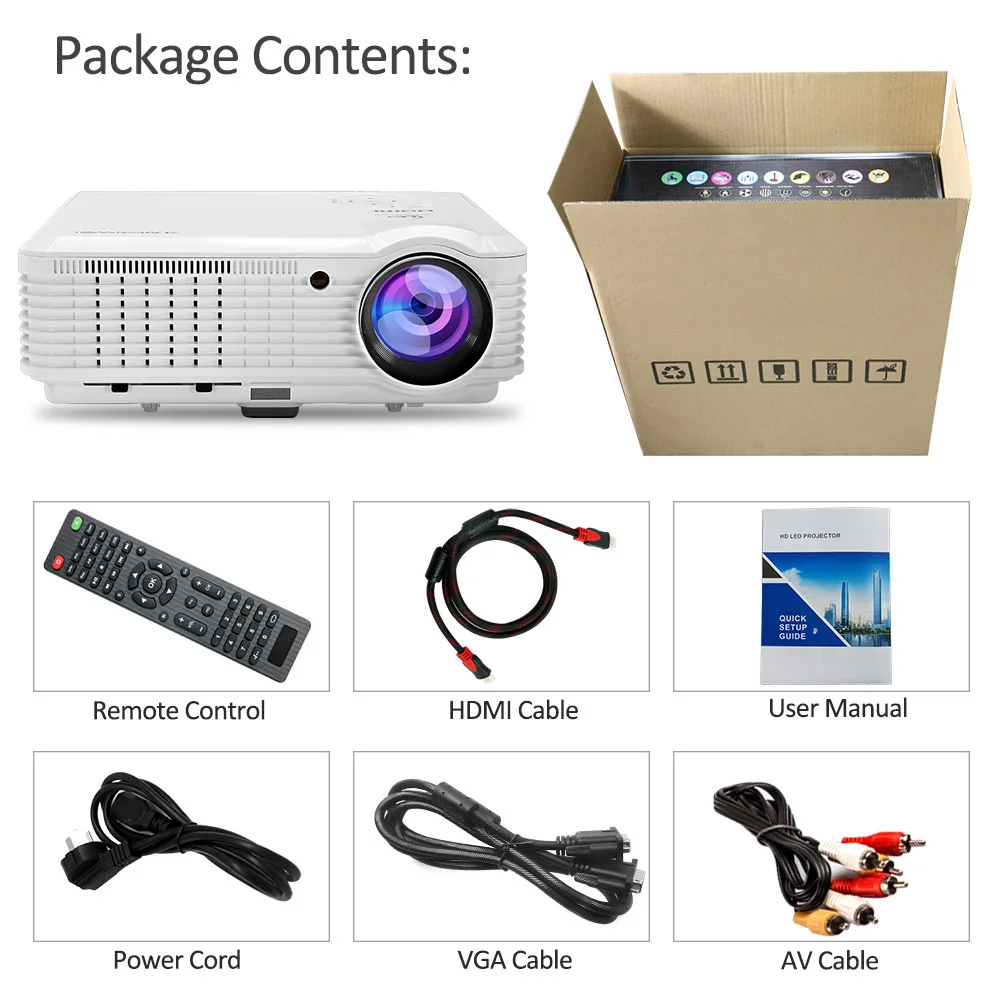 A7AB видео светодиодный проектор 1080p Full HD Android6.0 Wifi Buletooth 6000 люмен Домашний кинотеатр кино DVB-T проектор