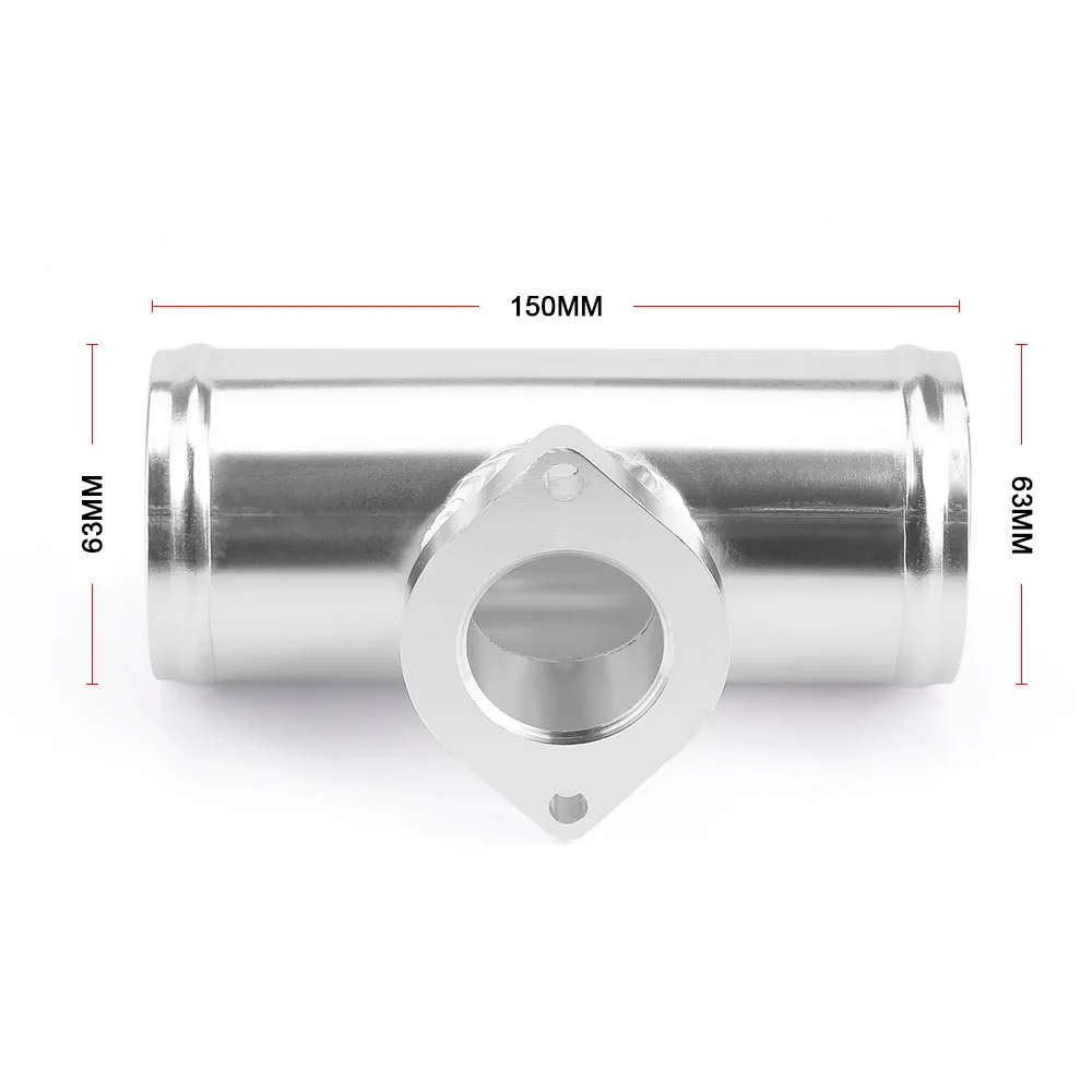 63 мм 2 5 дюйма турбо алюминиевая Фланцевая труба для FV RZ BOV адаптер выдувного