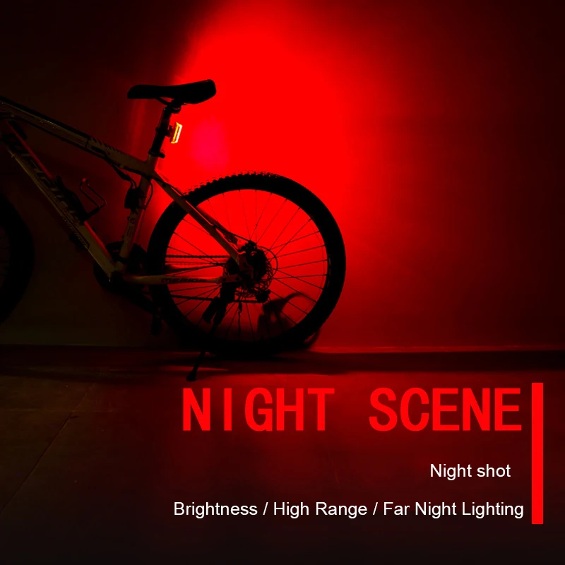 Задний фонарь для велосипеда светодиодный водонепроницаемый задний фсветильник