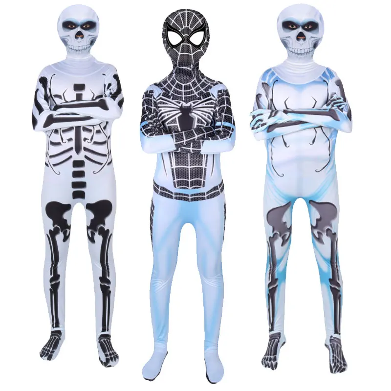 

New Halloween Children's Cartoon Costume Costume Children's Cosplay Skeleton Kid Costume