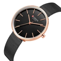 curren rel%c3%b3gio feminino high quality simplicity modern women wristwatch stainless steel business ultra thin quartz watch outdoor