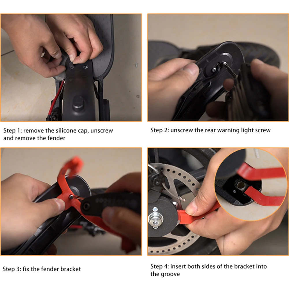 Комплект задних брызговиков для скутера комплект фонарей брызговики