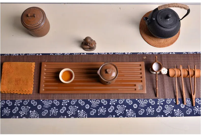 

[GRANDNESS] Coffee Tea Tools,Natural Bamboo Tea Ceremony Set,Bamboo Tea Tools Set,Chinese Kung Fu Tea Set Accessories