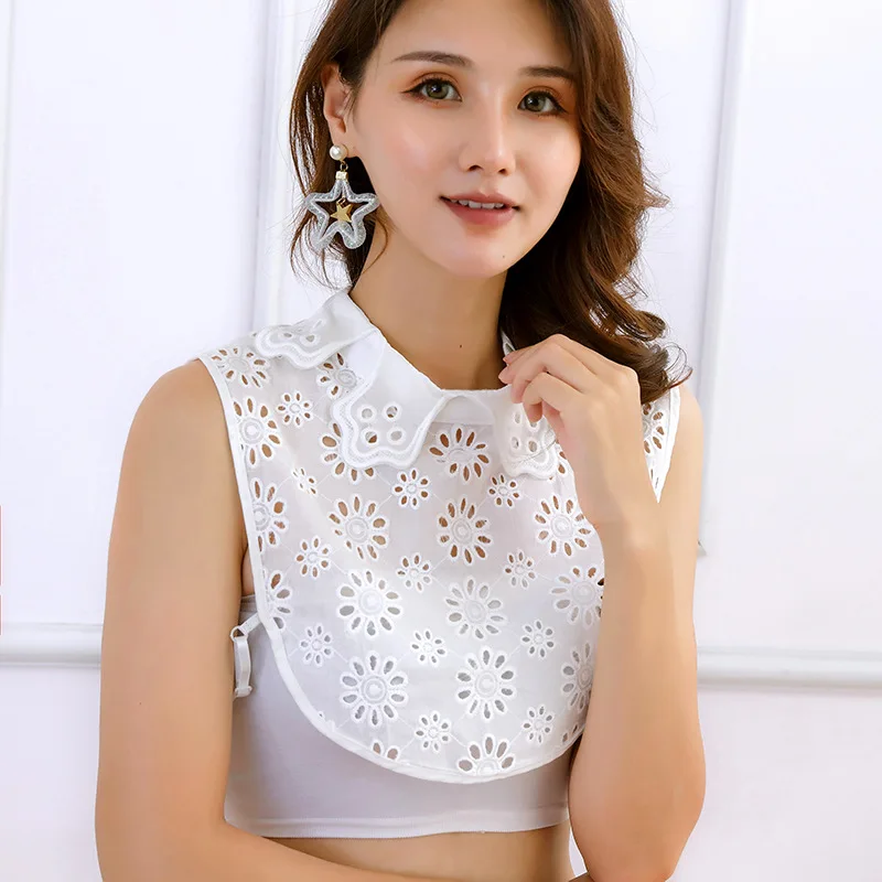 Linbaiway рубашка ложная кукла воротник блузка Женский ложный отворот съемный