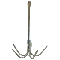 small anchor hard holding anchor with strong flukes grapnel anchors