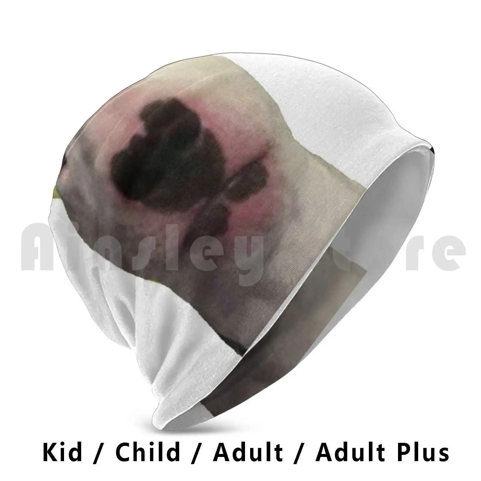 Вязаная шапка уши Шрека для собак вязаная в стиле хип-хоп Уолтер Шрек собака мем