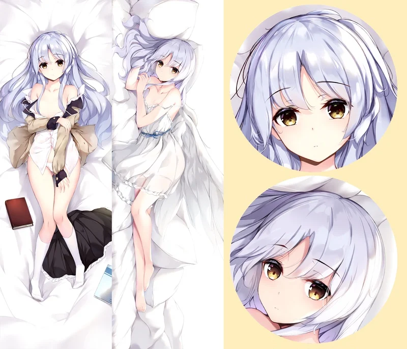 

Game Angel Beats! Tachibana Kanade Dakimakura Hug Body Pillow Case Cover Pillowcase Cushion Cosplay Otaku Bedding Xmas Gift ZTRM