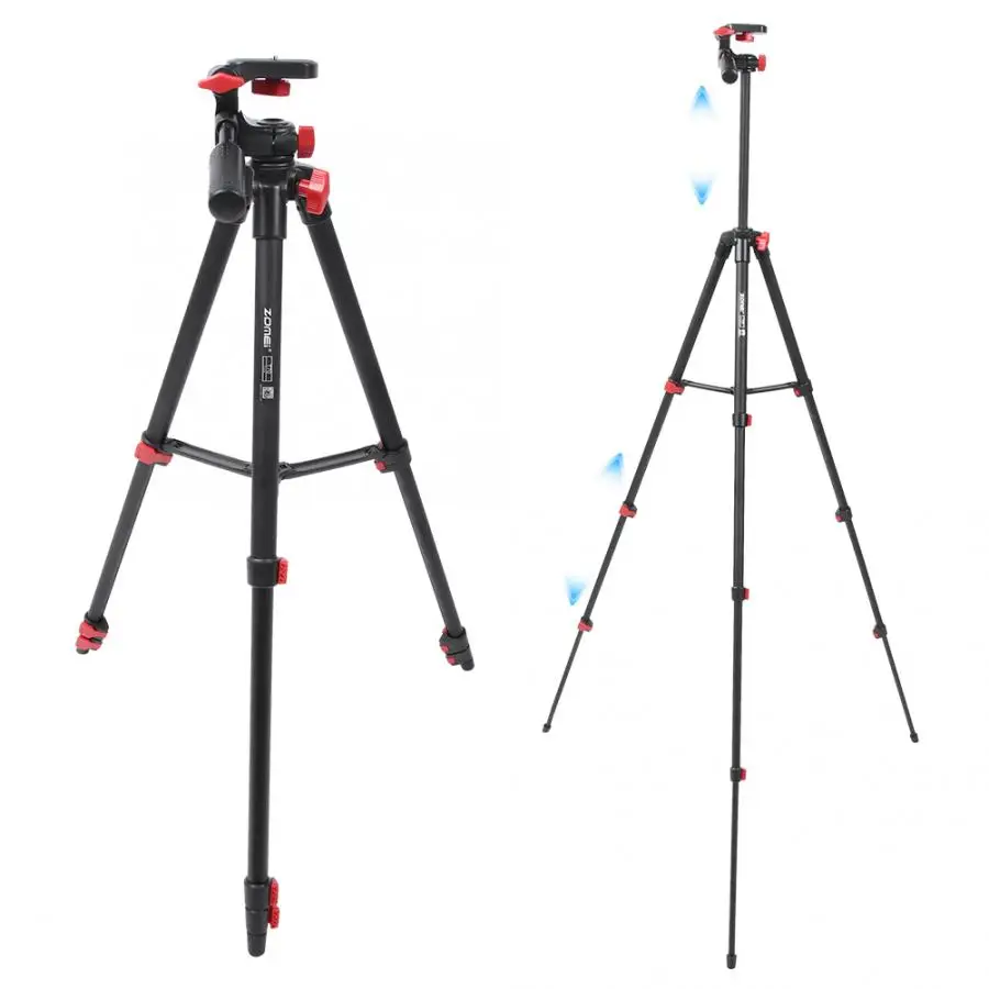 Zomei T80/T70/Q222/Q555/Q666/Q666C Профессиональный штатив для путешествий портативный регулируемый штатив для Canon беззеркальных/DSLR камер