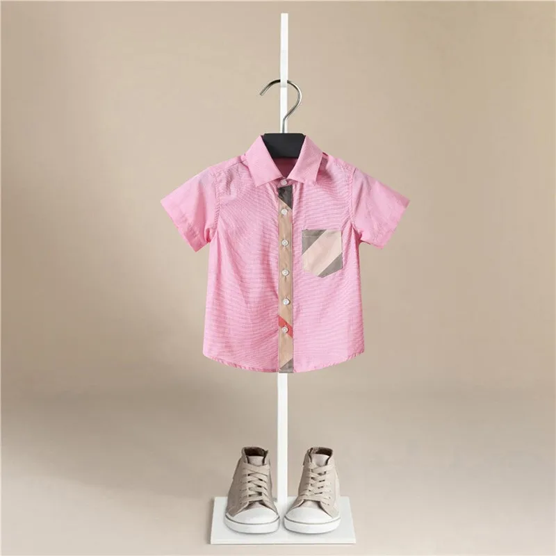 Модные детские рубашки для мальчиков 2020 летняя детская рубашка топы с коротким