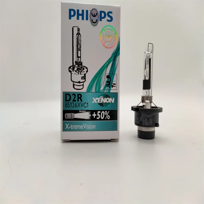 

Free Shipping 10 Pcs D2R Original-Philps-Automotive Xenon Bulbs X-Treme Vision +50% 85126XV 35W Made In Germany