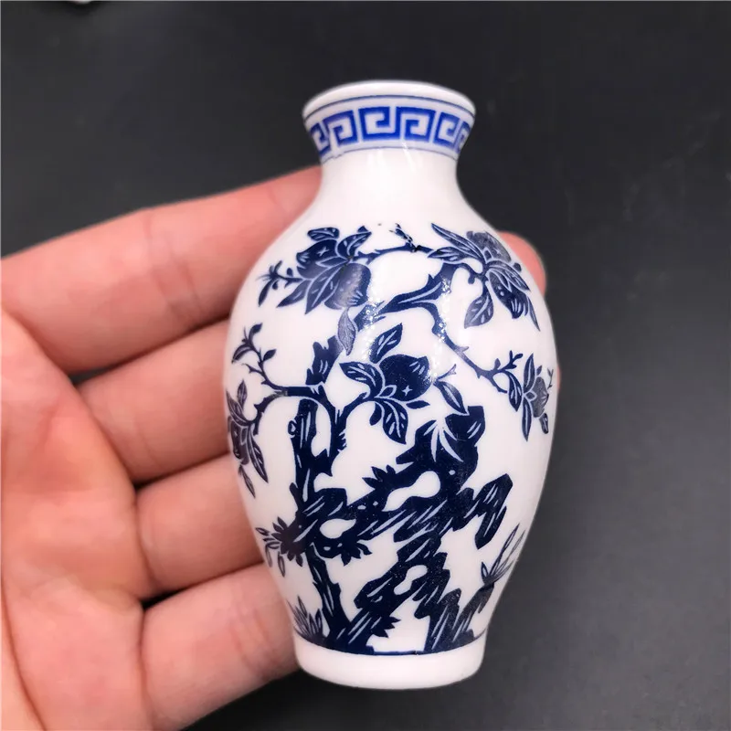 Китайский стиль, керамическая ваза из белого и голубого фарфора, набор холодильников imanes para, долговечный кран, магнит на холодильник, сувенир