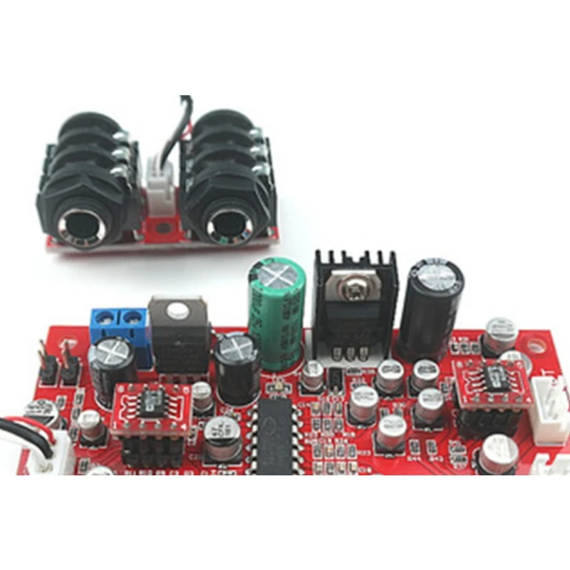 DC 12V 24V PT2399 Плата усилителя звука для цифрового микрофона панель караоке