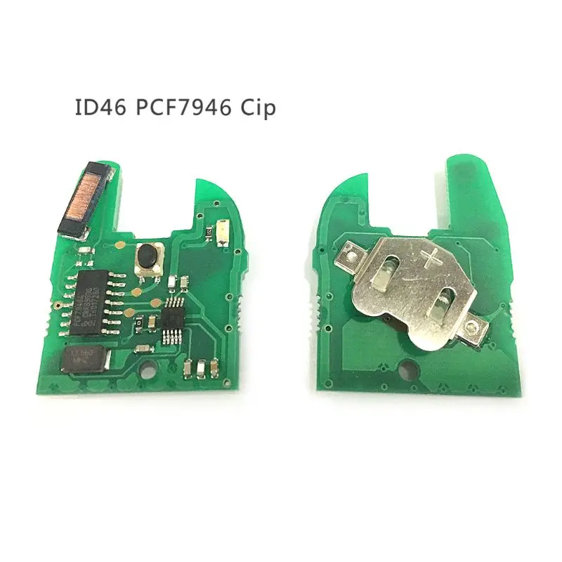 Дистанционный Автомобильный ключ транспондер PCF7946 чип 434 МГц NE73 лезвие для Renault Clio