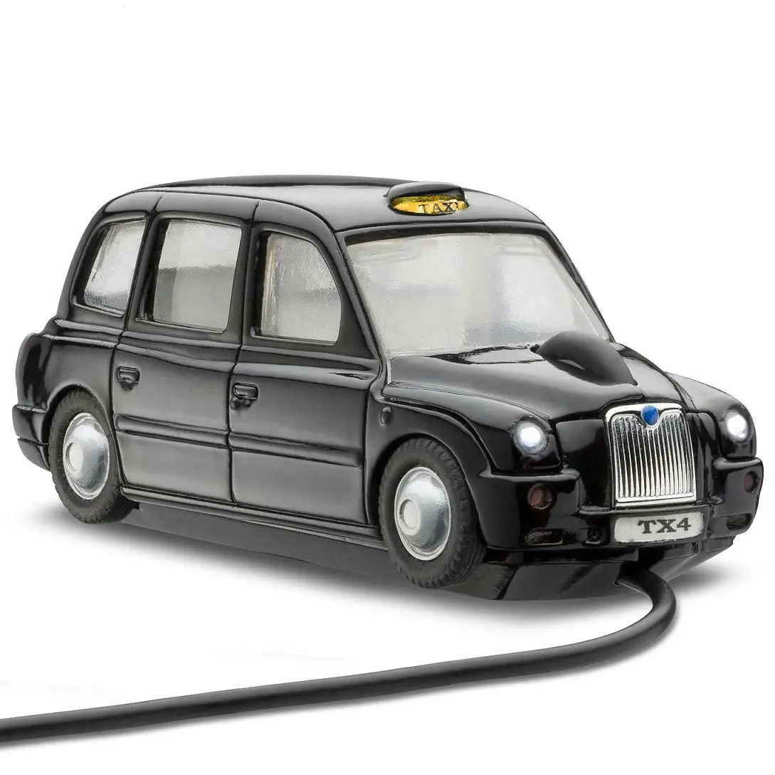 

Проводная оптическая компьютерная мышь Motor Mouse London TX4 Taxi-черная кабина