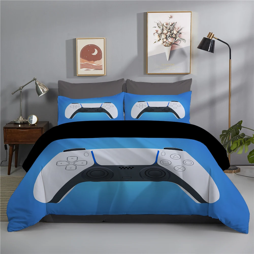 

Modern Bedding Set Gamepad Duvet Cover Set Boho Game Player Comforter Cover Unisex Home Textiles Queen 2/3 Pieces