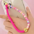 Ремешок-цепочка для мобильного телефона, из полимерной глины, с защитой от потери