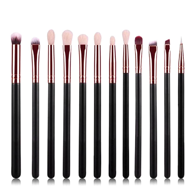 

12PCS Eye Makeup Brushes Set Professional Eye Eyeshadow Blender Eyebrow Eyeliner Highlighter Brush Essential Concealer Cosmetics