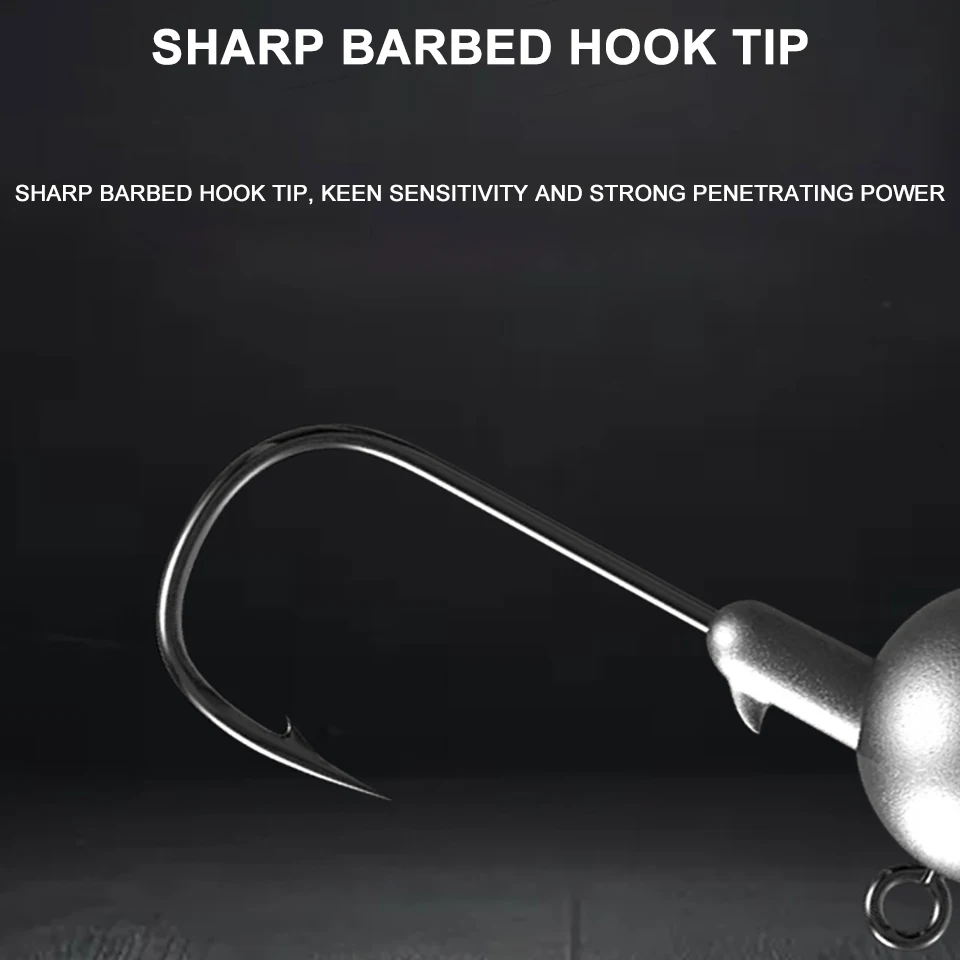 WALK FISH рыболовные крючки круглой формы с шариковой головкой 5 шт./лот 2 3 г/4 г/6 г/8 г -