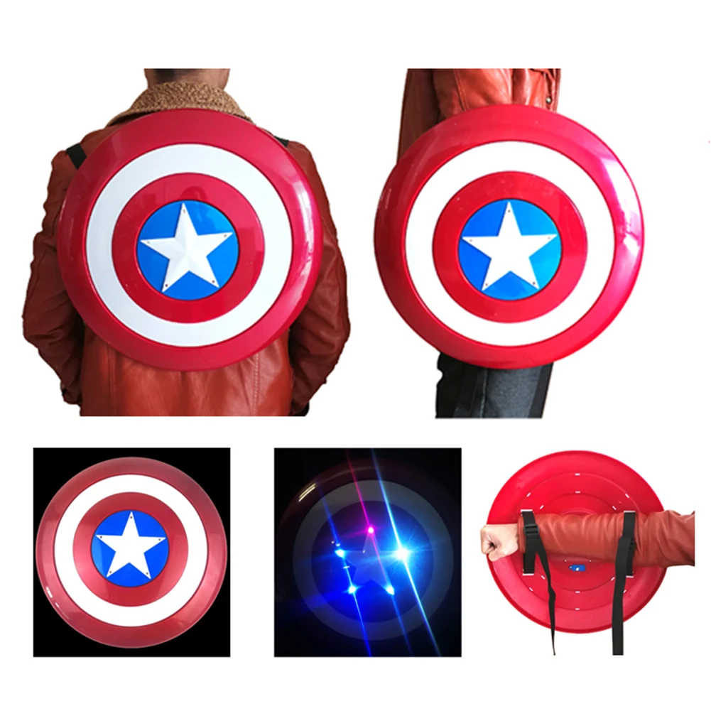 32/42 см в форме щита Капитана Америки с светодиодный светильник и звук детский