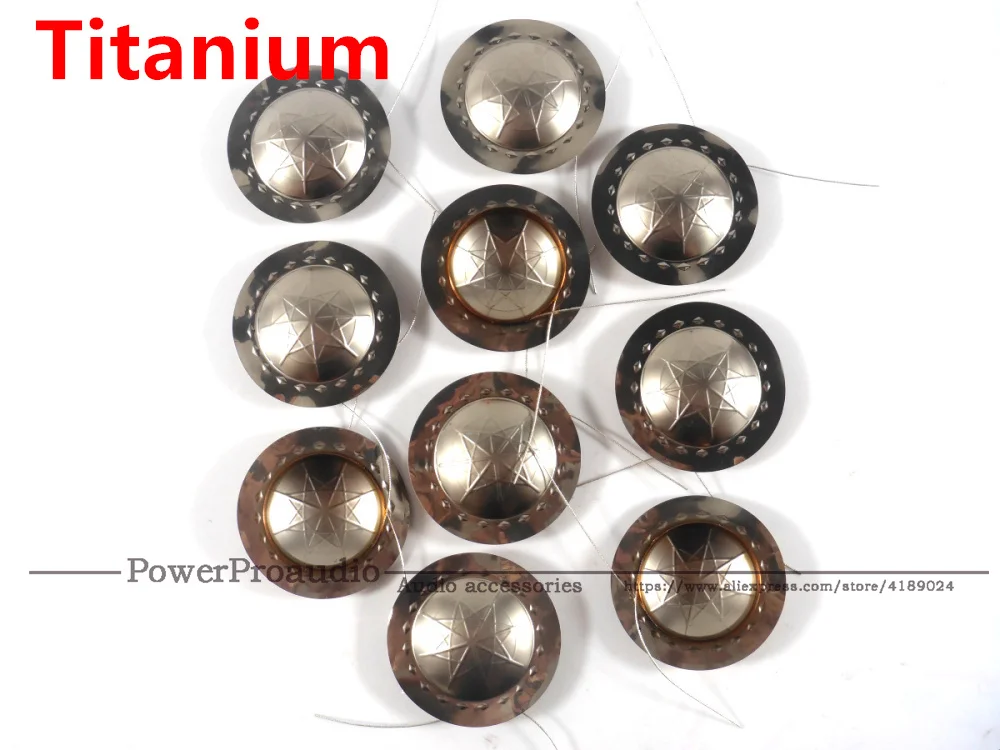 10 шт./лот высокое качество 25 4 мм 5 (1 дюйм) титановая или шелковая диафрагма