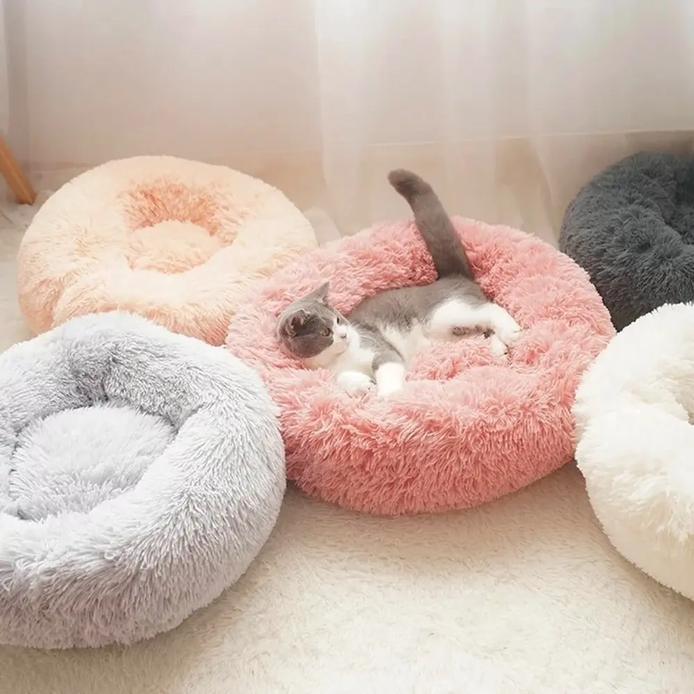 Мягкие корзины для кошек и собак осенне зимний теплый мягкий флисовый коврик