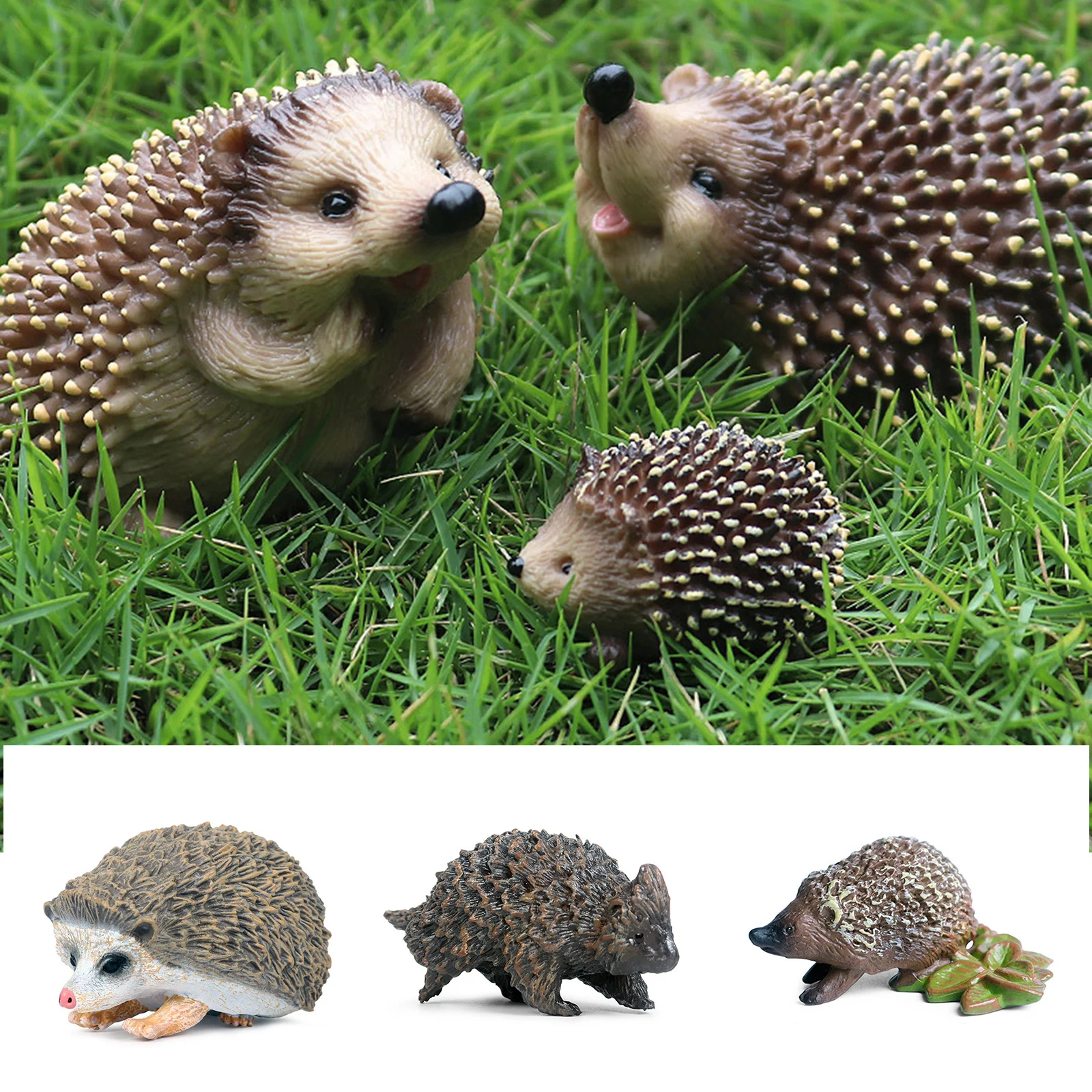 

Hedgehogs Garden Animal Outdoor Ornaments Decor Statue Decorative Animals Figurines for Home Patio Lawn Hogard