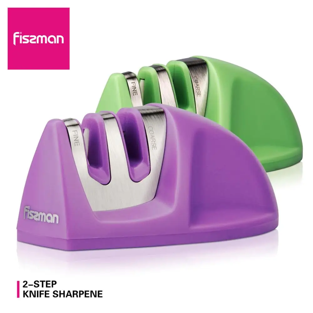 FISSMAN с 2 шаговым Ножи точилка для ножей карбида и Керамика|Точилки| |
