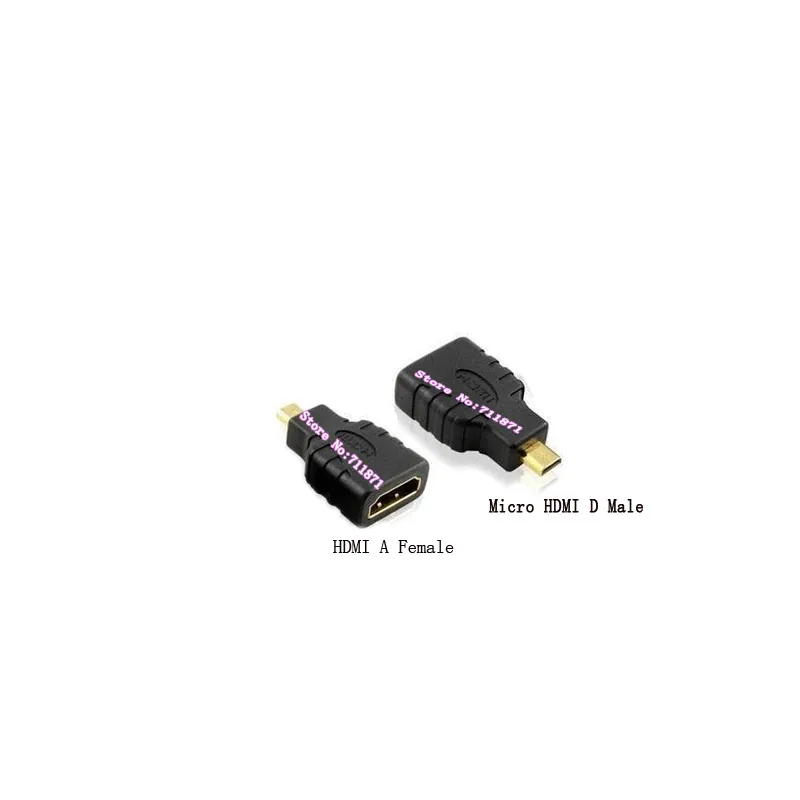 Мобильный телефон Camara Micro HDMI к HDTV Тип D адаптер Male A Female разъем маленький большому