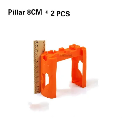 8cm 2 pcs Универсальная железная дорога железнодорожные пути аксессуары совместимы с томатными поездами для Biro детские игрушки для детей рождественские подарки - Цвет: 8cm 2 pcs