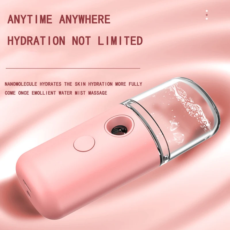 Измеритель влажности косметический увлажнитель USB зарядка нано распылитель
