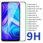 Закаленное стекло 9H для Xiaomi Redmi Note 10S 10 Pro Max, Защитное стекло для экрана Redmi Note 9 Pro, 9S, 8, 8T, 7, защитное стекло