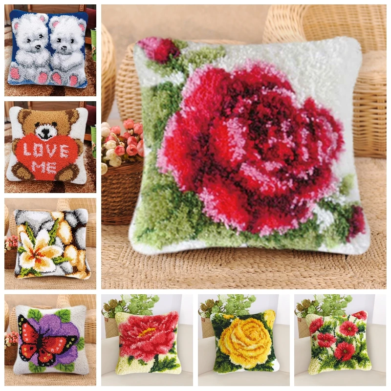 Набор для вышивки подушек фоамиран рукоделия сделай сам | Дом и сад