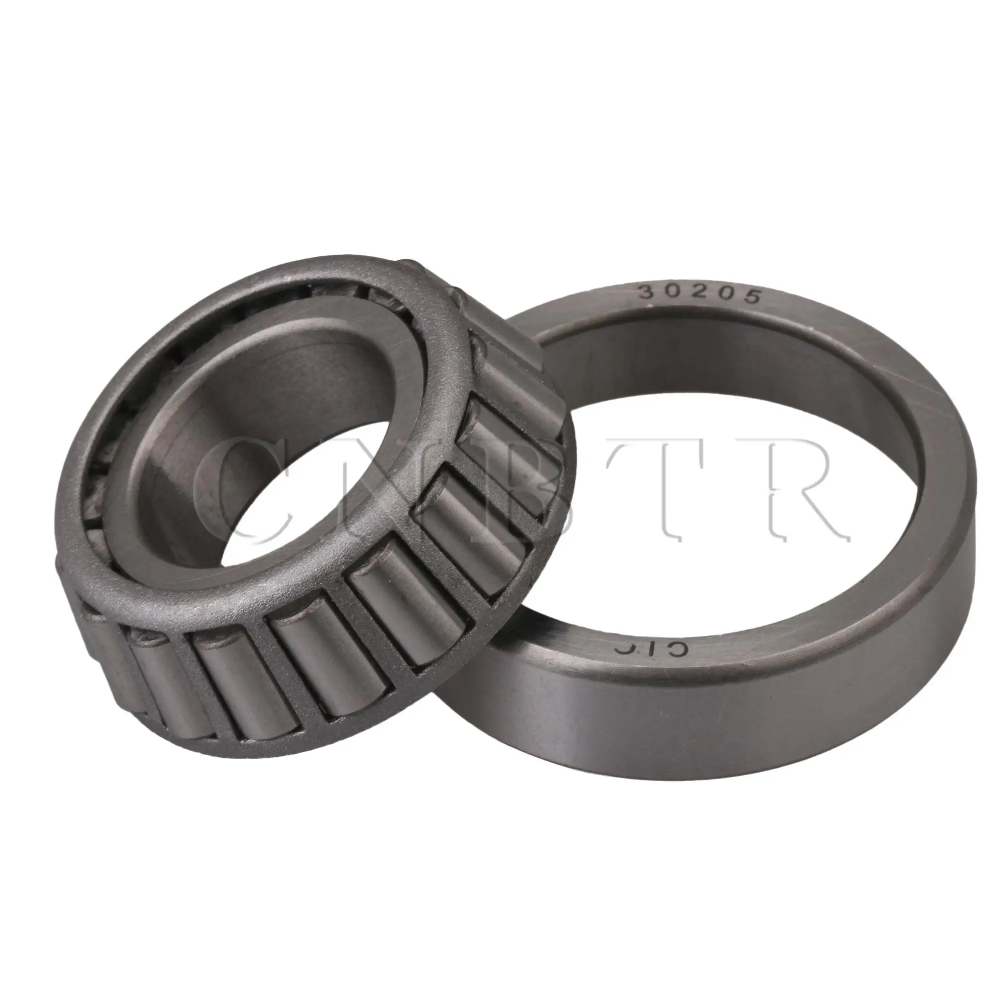 CNBTR 30205 Серебряный конический роликовый подшипник и набор для гонок 25 мм ID 52 OD |