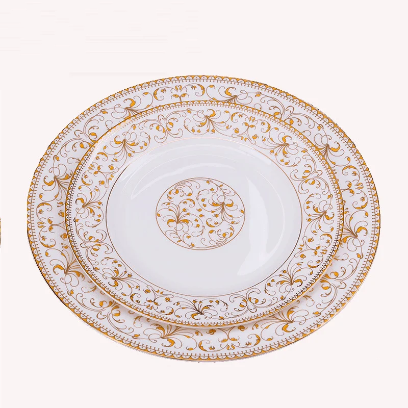 Набор посуды из 46 предметов керамические тарелки и миски|ceramic dinnerware set|dinnerware