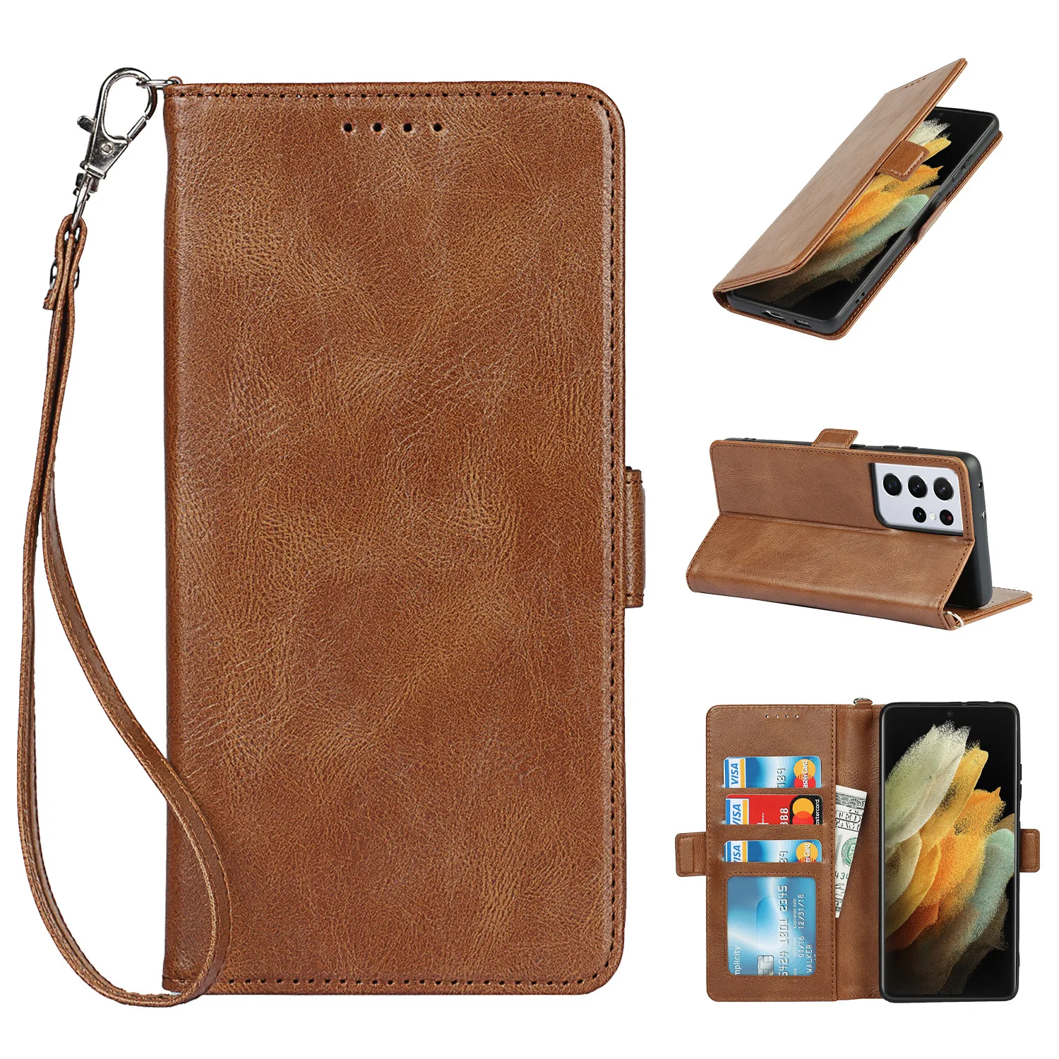 

Чехол-книжка с бумажником для Samsung Galaxy S21 FE