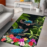 turtle couple area rug 3d all over printed non slip mat dining room living room soft bedroom carpet 06