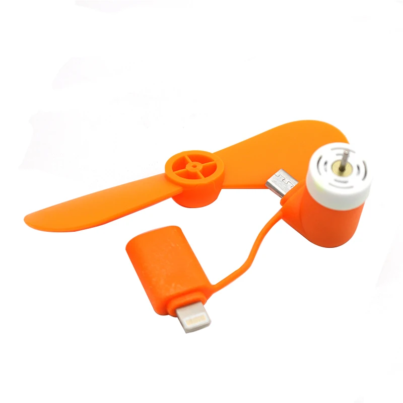 

2 IN1 USB Fan Mini Portable Flexible Micro USB Fan Micro USB Adapter Type IOS Smartphone For Iphone Android Micro Summer Gadget